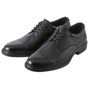 ビジネスシューズ ドクターアッシー DR-6046 プレーンタイプ 4E ブラック 24.5cm-28.0cm 甲高幅広 靴紐 革靴 天然皮革