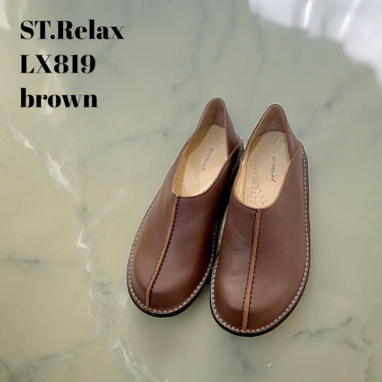 St.Relax コンフォートシューズ踵踏みスリッポン／BLK／BR／RED｜shoescreate-yj｜05