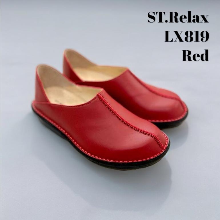 St.Relax コンフォートシューズ踵踏みスリッポン／BLK／BR／RED｜shoescreate-yj｜08