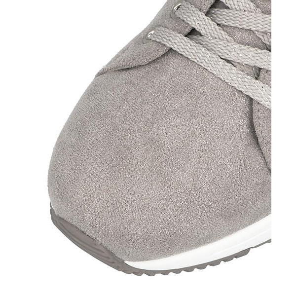 ヒールアップ スニーカー レディース ヒールミー Heal Me 1710 グレー シューズダイレクト Yahoo 店 通販 Yahoo ショッピング