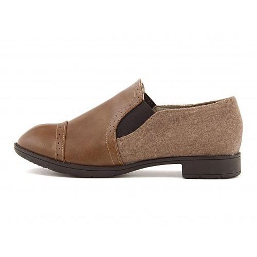 エドウィン サイドゴア シューズ レディース ローヒール おじ靴 Edwin キャメル シューズダイレクト Yahoo 店 通販 Yahoo ショッピング