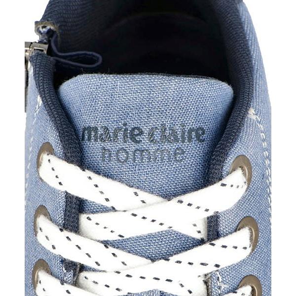 マリ クレール オム ハイカット スニーカー メンズ Marie Claire Homme ライトブルー 父の日 シューズダイレクト Yahoo 店 通販 Yahoo ショッピング
