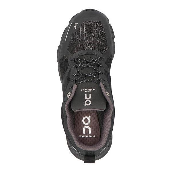 On オン CLOUDFLYER WATERPROOF レディースランニングシューズ 防水 スニーカー(クラウドフライヤーウォータープルーフ) 11-99994 ブラック/ルナ 