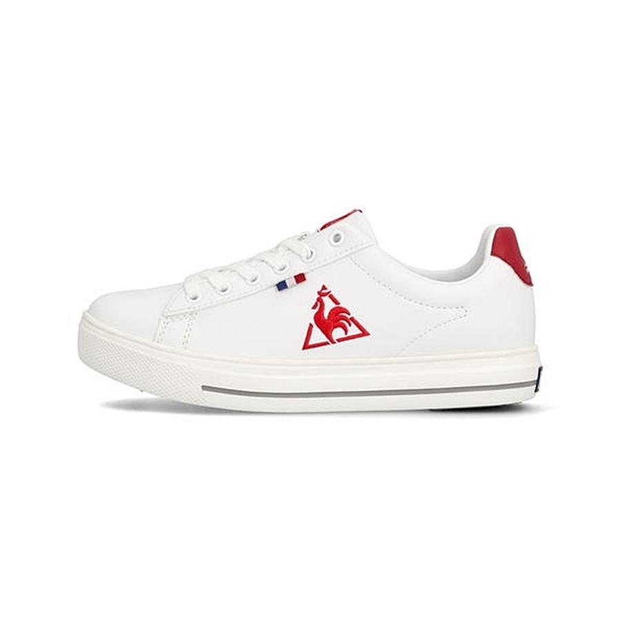 ルコックスポルティフ ローカット スニーカー レディース テルナバウンドコート Teluna Bound Court Le Coq Sportif Qy3rjc05wr ホワイト レッド シューズダイレクト Yahoo 店 通販 Yahoo ショッピング