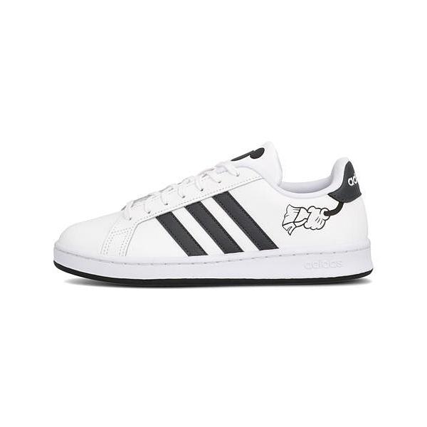 送料無料 Adidas アディダス Grandcourt Disney U メンズスニーカー Disneyコラボ グランドコートディズニーu Gw3658 フットウェアホワイト カーボン レイレッド