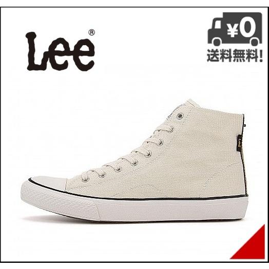 リー メンズ ハイカット スニーカー キャンバス Lee 2111 ホワイト シューズダイレクト Yahoo 店 通販 Yahoo ショッピング