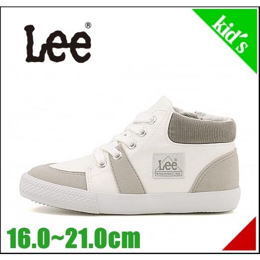リー 男の子 キッズ 子供靴 ハイカット スニーカー ブーツ ミルウォーキーシック 限定モデル サイドジップ Milwaukee Chic Lee 409 ホワイト シューズダイレクト Yahoo 店 通販 Yahoo ショッピング