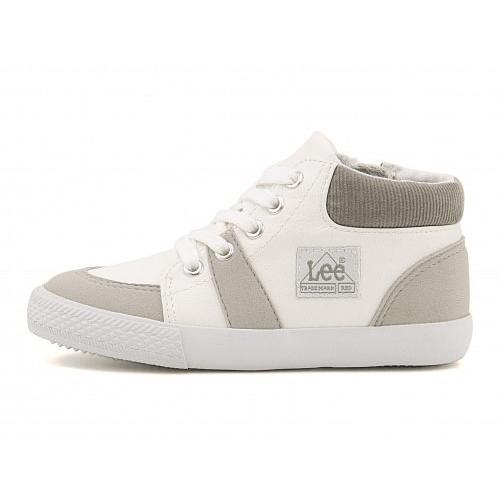 リー 男の子 キッズ 子供靴 ハイカット スニーカー ブーツ ミルウォーキーシック 限定モデル サイドジップ Milwaukee Chic Lee 409 ホワイト シューズダイレクト Yahoo 店 通販 Yahoo ショッピング