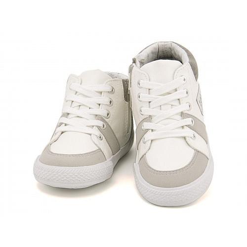 リー 男の子 キッズ 子供靴 ハイカット スニーカー ブーツ ミルウォーキーシック 限定モデル サイドジップ Milwaukee Chic Lee 409 ホワイト シューズダイレクト Yahoo 店 通販 Yahoo ショッピング