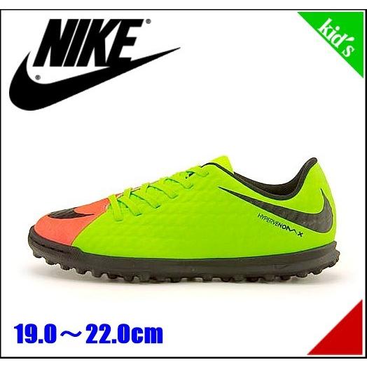 ナイキ サッカーシューズ スニーカー 男の子 キッズ 子供靴 Jr Hypervenom X Phade 3 Tf Nike エレクトリックグリーン ブラック H V シューズダイレクト Yahoo 店 通販 Yahoo ショッピング