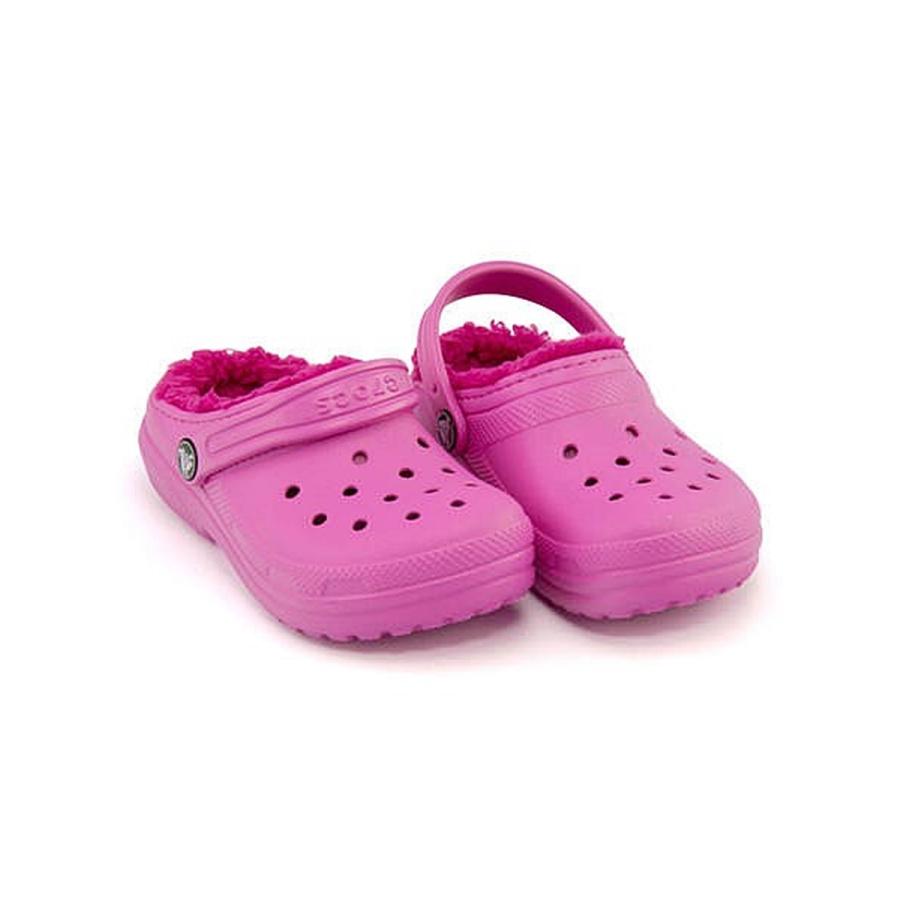 fuzz lined crocs