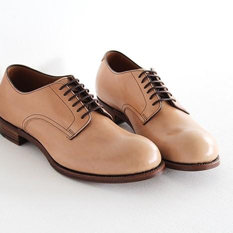 chausser ショセ ナチュラル コードバン プレーントゥ C-7930 chausser ショセ ナチュラルコードバン プレーントゥ レースアップ