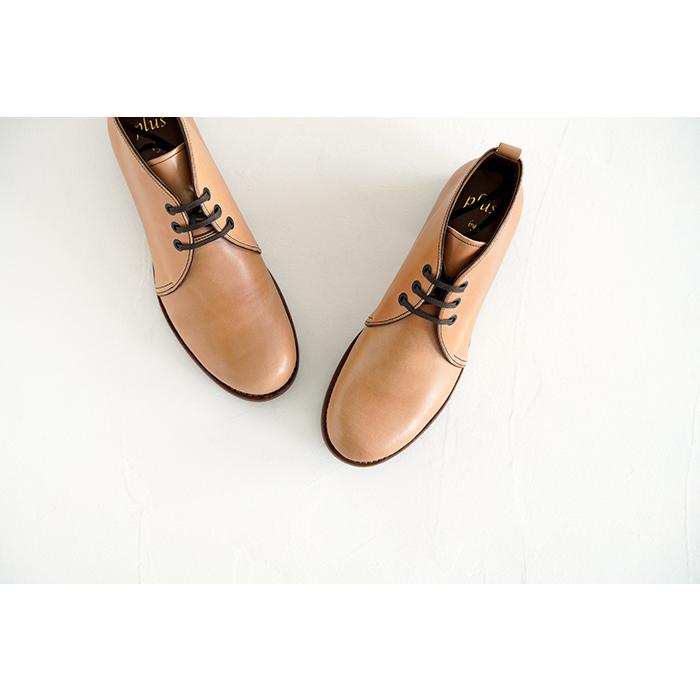 plus by chausser 別注 ショセ ナチュラル コードバン ブーツ plus by chausser 別注 ショセ ナチュラル コードバン ブーツ