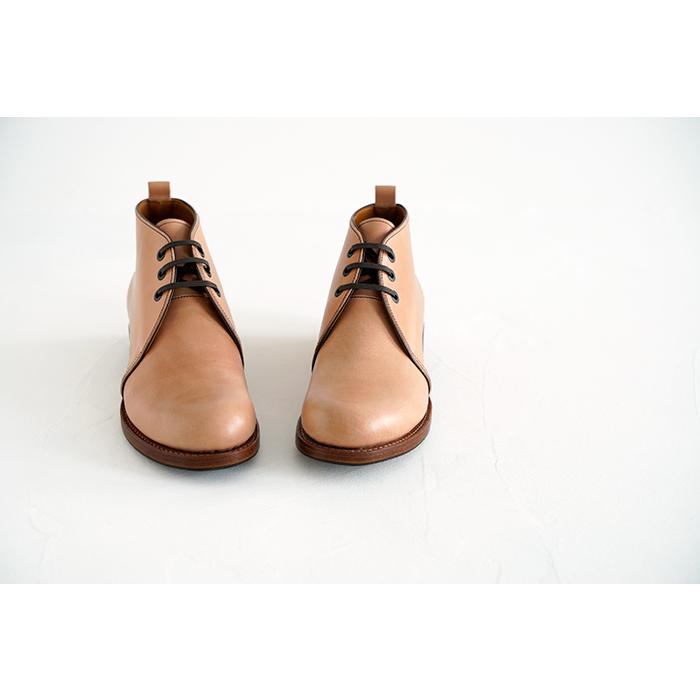 plus by chausser 別注 ショセ ナチュラル コードバン ブーツ plus by chausser 別注 ショセ ナチュラル コードバン ブーツ