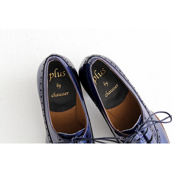 plus by chausser プリュス バイ ショセ ギリーシューズ PC-5059 navy レディース｜shoesgallery-hana｜10