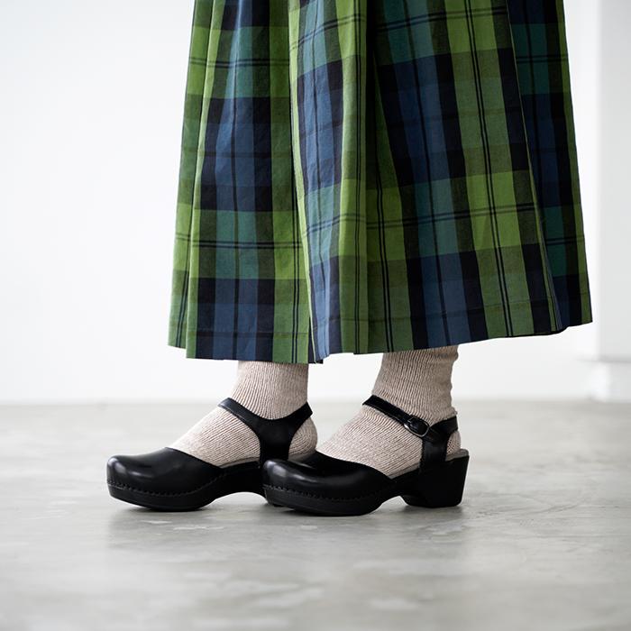 美品 DANSKO ダンスコ サム ストラップサンダル 本革 黒 24 37