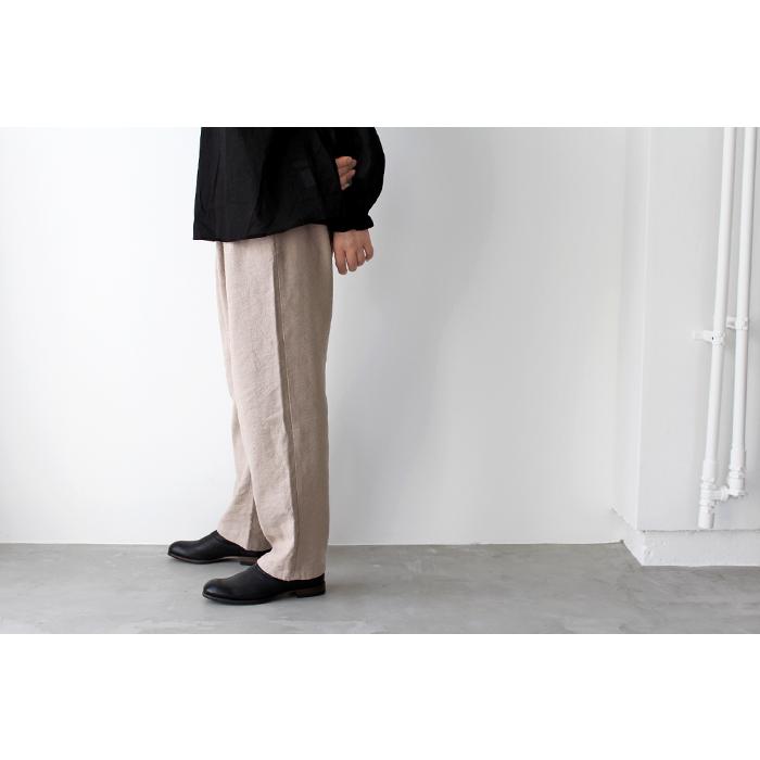 evam eva エヴァムエヴァ silk linen pants シルク リネン パンツ 