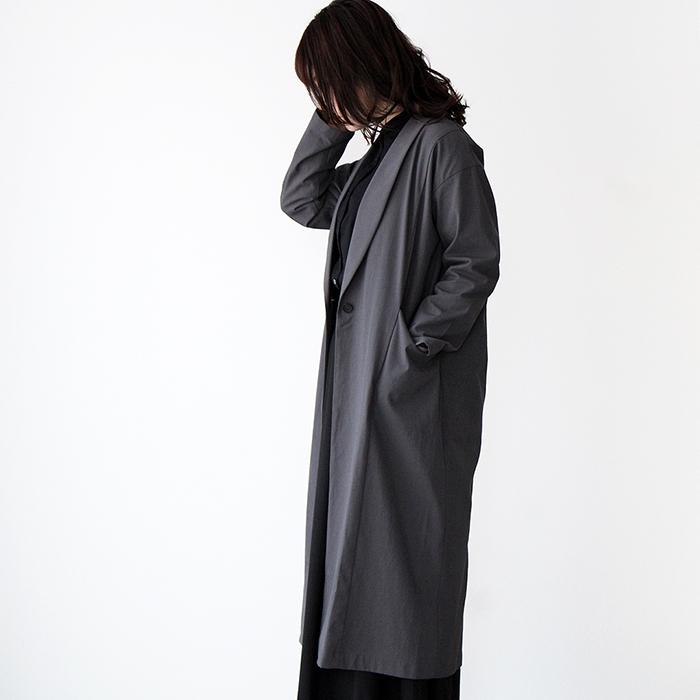 evam eva エヴァムエヴァ ショールカラー コート shawl collar evam eva エヴァムエヴァ ショールカラー コート shawl collar