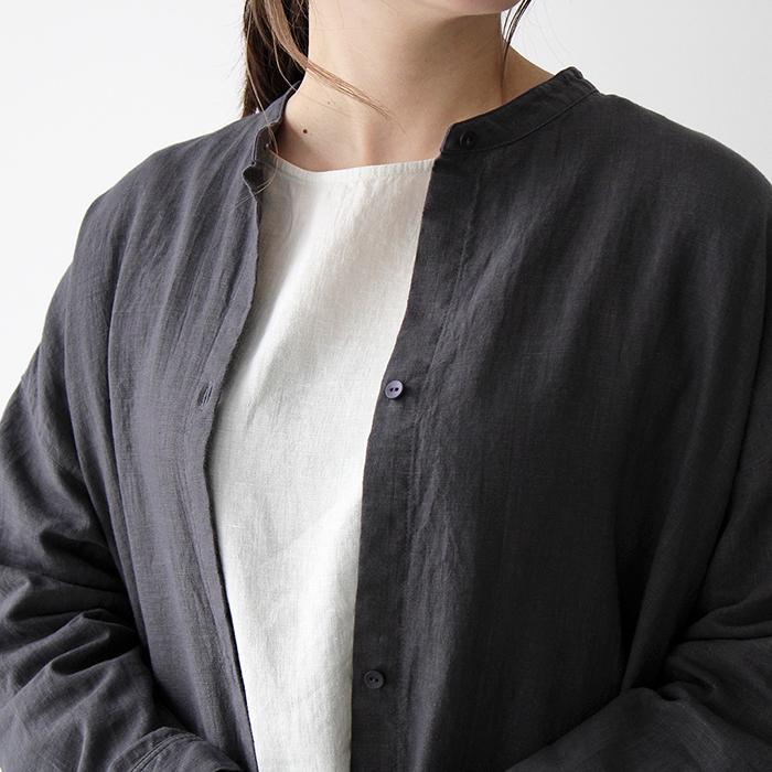 evam eva（エヴァムエヴァ） ワンピース ウォーター リネン シャツ