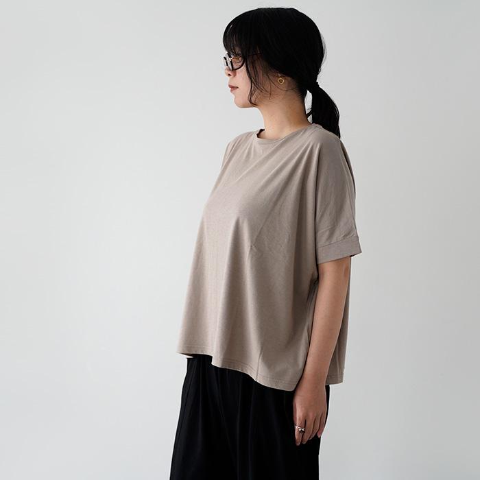 evam eva（エヴァムエヴァ） cut&sew wide pullover カットソー ワイド 