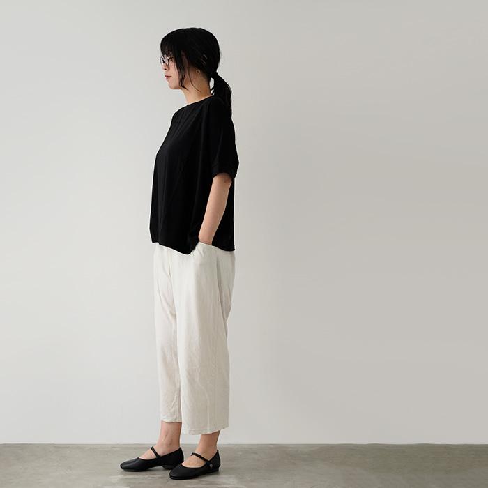 evam eva（エヴァムエヴァ） cut&sew wide pullover カットソー ワイド 