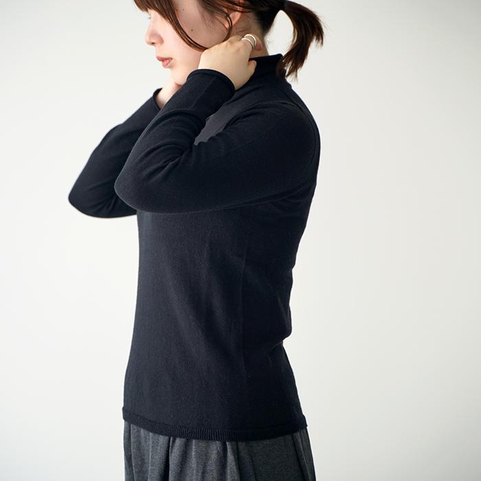 evam eva/エヴァムエヴァ カシミヤ　シルクタートルネックニット　サイズ2 evam eva/エヴァムエヴァ カシミヤシルクタートルネックニット