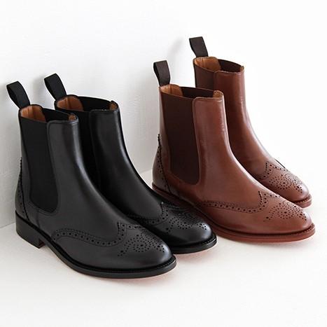 Palanco（パランコ） ウイングチップ サイドゴアブーツ 807 靴