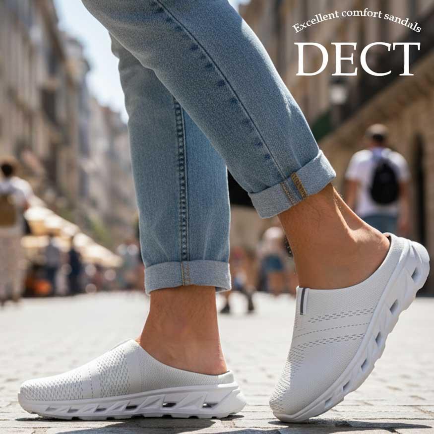 puerta del sol限定200台２０インチ不具合無しサドル新品 DECT サボサンダル メンズ メッシュ 厚底 サンダル スニーカー