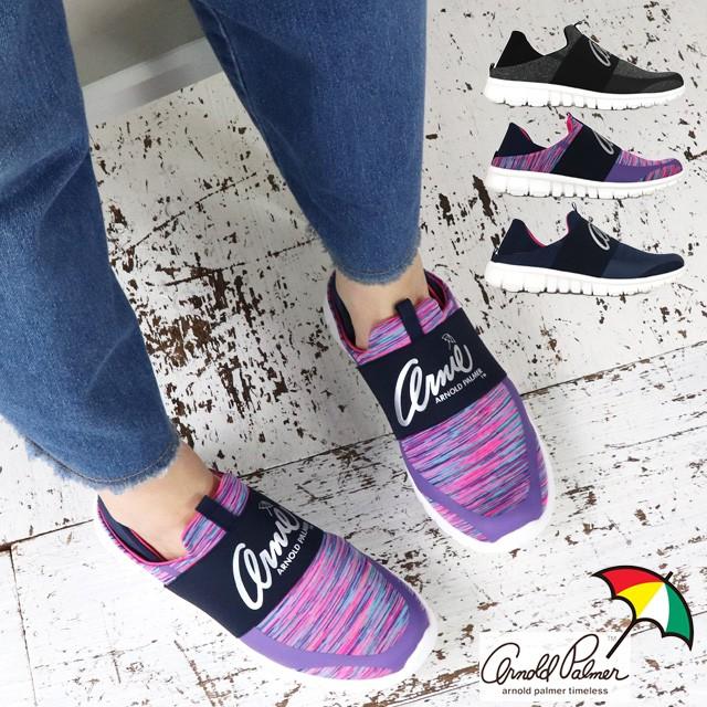 スニーカー レディース スリッポン アーノルドパーマー 2way 超軽量 スリッポン スクエアトゥ レディース靴 フラット カジュアル 8 905 8 905 Shoeshall 通販 Yahoo ショッピング