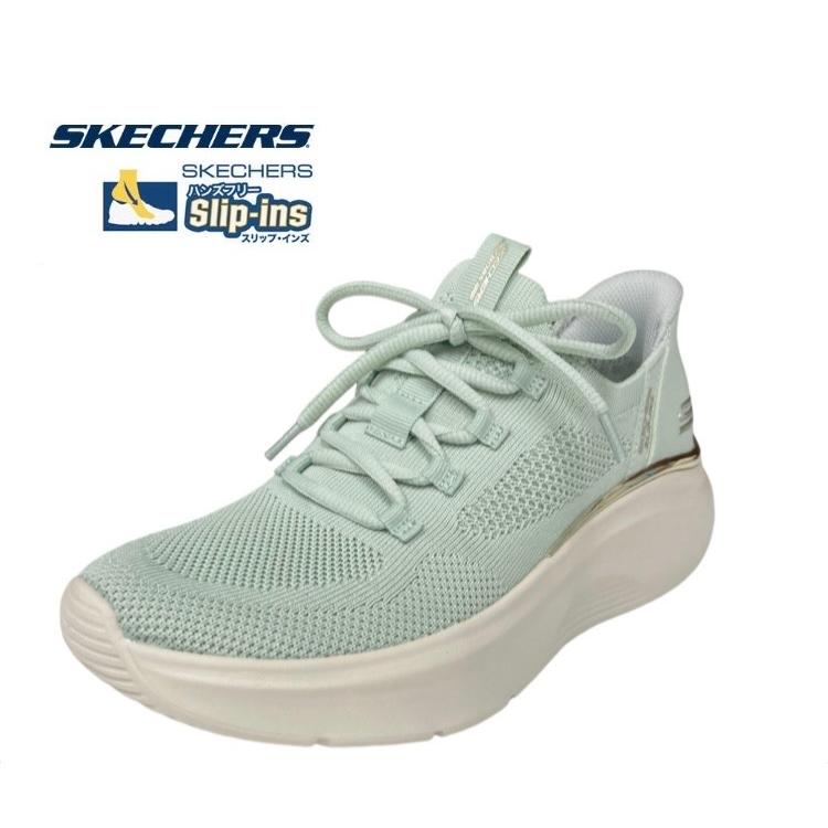 SKECHERS（スケッチャーズ） スリップインズ スニーカー レディース 手を使わずに履けるハンズフリー シューズ ボブス スポート B ...
