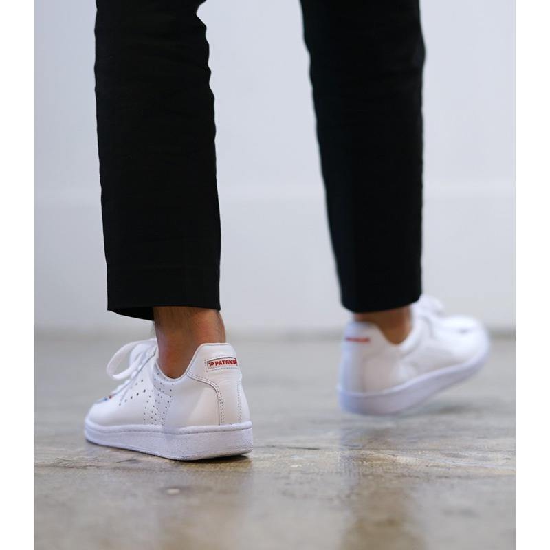 極美品✨ パトリック ケベック （23.5㌢） ホワイト PATRICK PATRICK パトリック スニーカー レディース メンズ ケベック