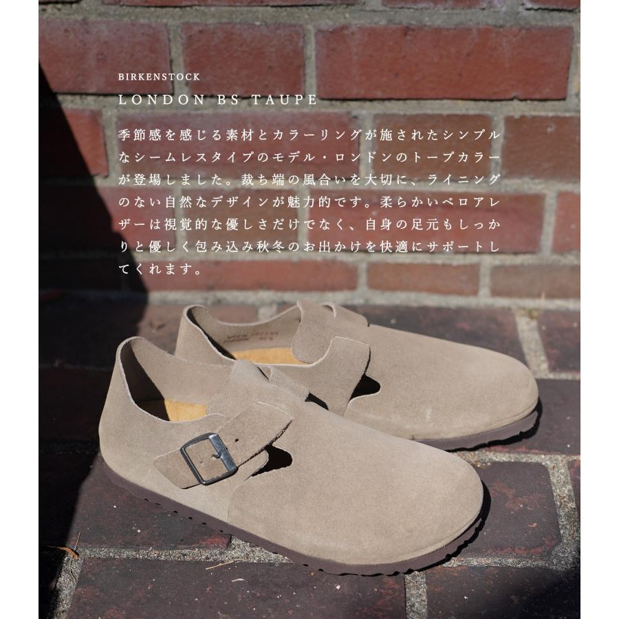 ビルケンシュトック ビルケン サンダル レディース グレー トープ ブラウン グレー ロンドン ナロ―<br>BIRKENSTOCK  LONDON BS TAUPE 1010504 ★｜shoeshouse92qatari｜03