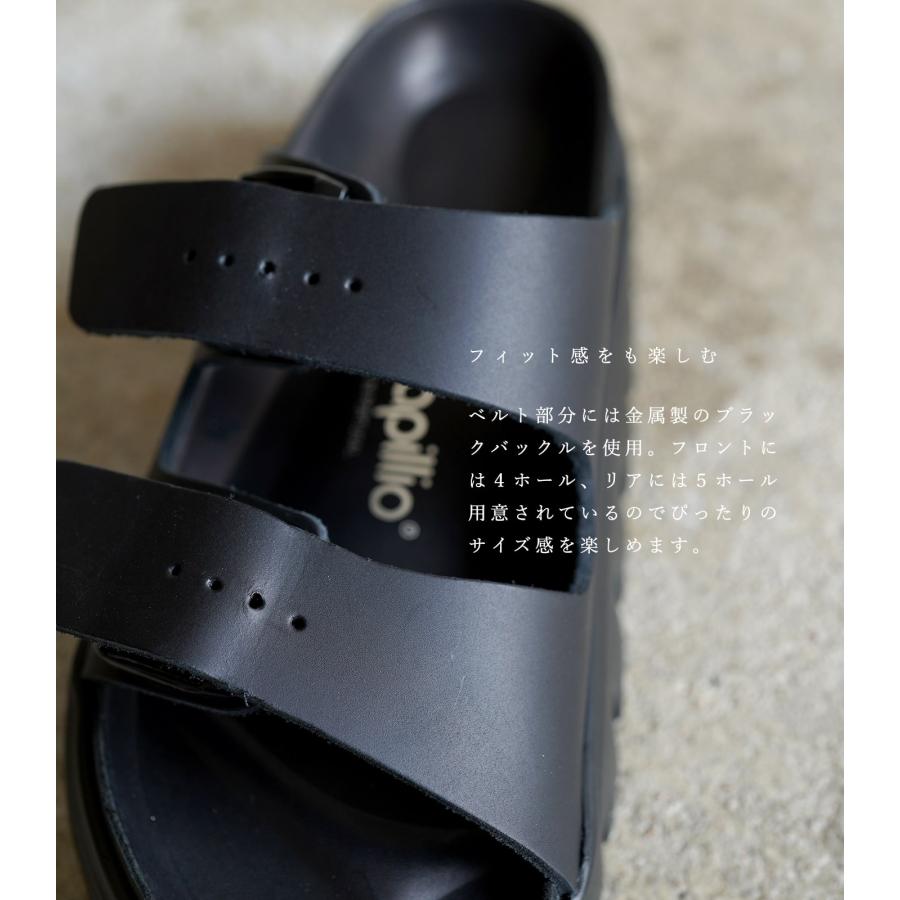 ビルケン ブラック 黒 レザー ビルケンシュトック アリゾナ 厚底サンダル BIRKENSTOCK Arizona Chunky LENA EXQ Exquisite Black 1024565 2024SSモデル ★｜shoeshouse92qatari｜12