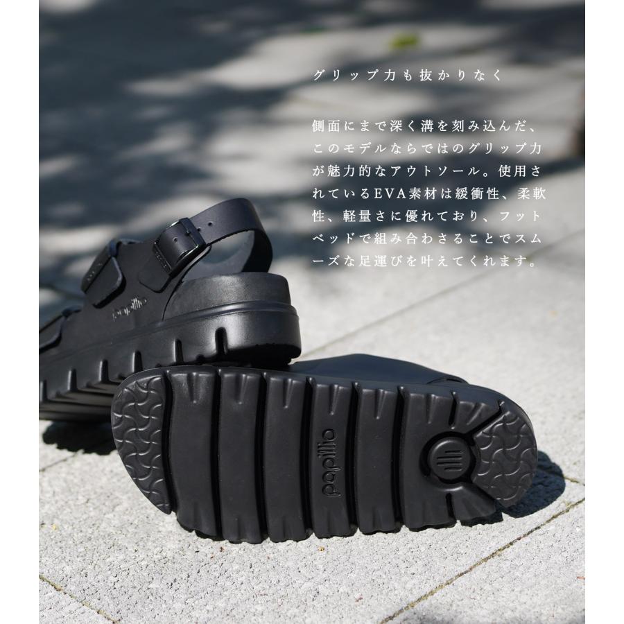 ビルケンシュトック ビルケン サンダル レディース ミラノ チャンキー EXQ ナロー ブラック 黒 BIRKENSTOCK Milano Chunky Exquisite Narrow Black 1024608｜shoeshouse92qatari｜11