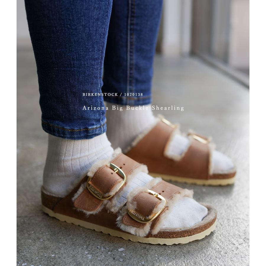 ビルケンシュトック レディース アリゾナ ブラウン コニャック ビッグバックル BIRKENSTOCK Arizona Big Buckle Shearling Cognac 1025441｜shoeshouse92qatari｜13