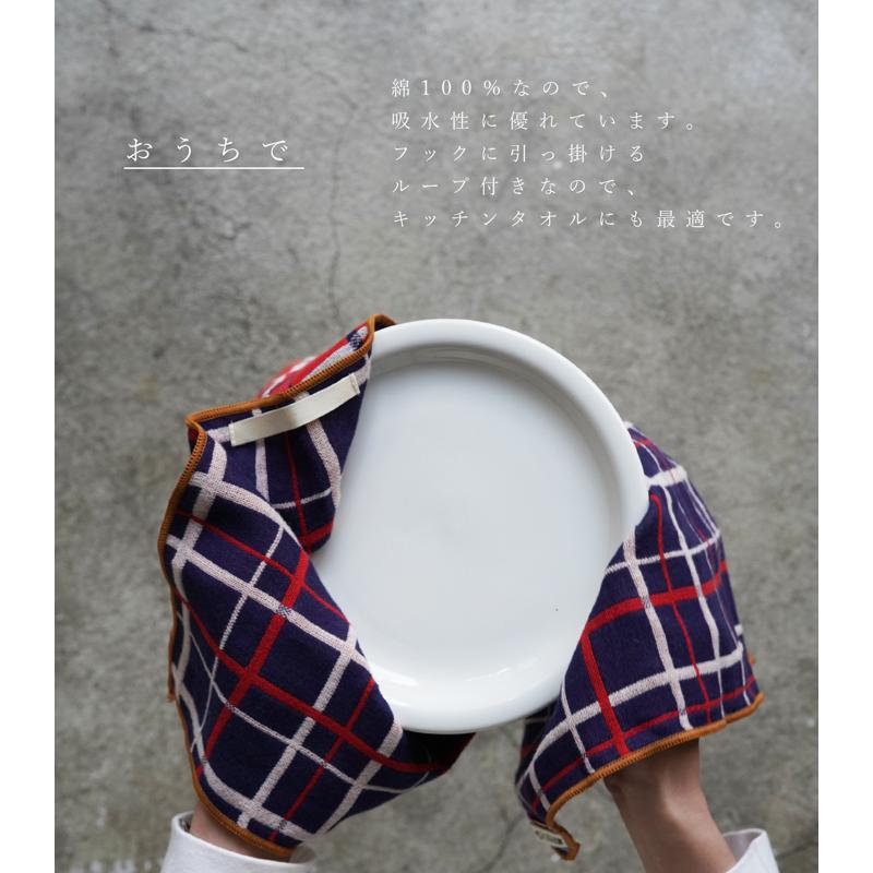 ネコポス便 BLT TOWEL チェック レッド ブルー タオル 今治タオル 田中産業 GOLDPEARL キッチンクロス ハンカチ