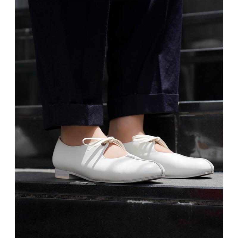 chausser ショセ 靴 レディース スリッポン 白 ホワイト レザー chausser ショセ 靴 レディース スリッポン 白 ホワイト レザー