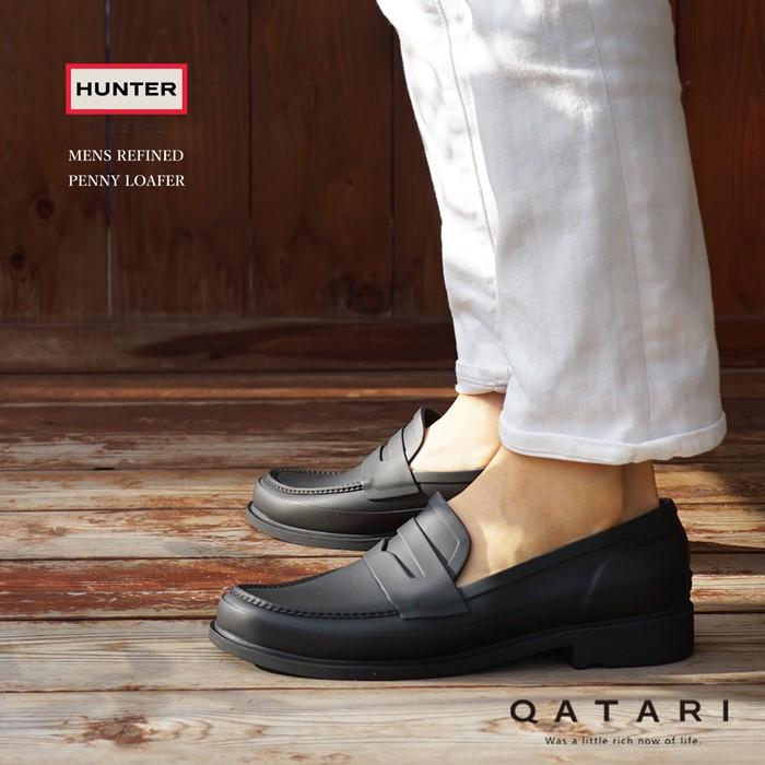 ハンター メンズ リファインド ペニーローファー ブラック Hunter Mens Refined Penny Loafer Black Mff9107rma Mff9107rma Qatari 通販 Yahoo ショッピング