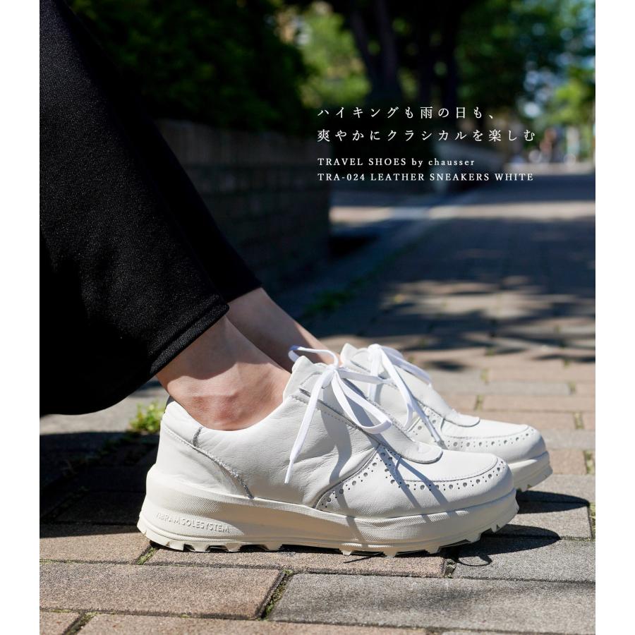 chausser ショセ スニーカー レディース トラベルシューズ 白 chausser ショセ スニーカー レディース トラベルシューズ 白