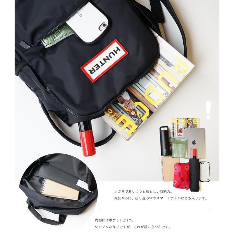 HUNTER ハンター リュック オリジナル スモール ナイロン バックパック ORIGINAL NYLON SMALL BACKPACK BLK UBB5028KBM 正規品｜shoeshouse92qatari｜05