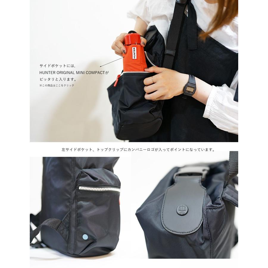 HUNTER ハンター リュック トップクリップ ミニバックパック ナイロン ブラック ダークオリーブ ORIGINAL TOPCLIP