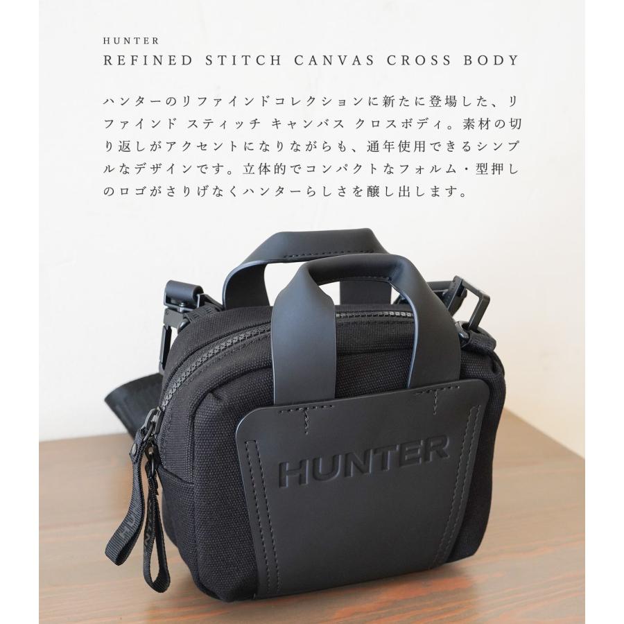 ハンター  リファインド スティッチ キャンバス クロスボディ HUNTER REFINED CROSS BODY  ノベルティ付 レビュー特典 タオルハンカチ｜shoeshouse92qatari｜04