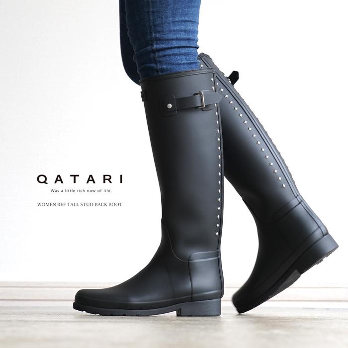 HUNTER ハンター レインブーツ スタッド バック ウェリントン ブーツ