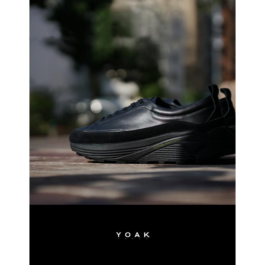 ヨーク スニーカー ローリー ブラック YOAK LORRY BLK ダッドスニーカー メンズ｜shoeshouse92qatari｜02