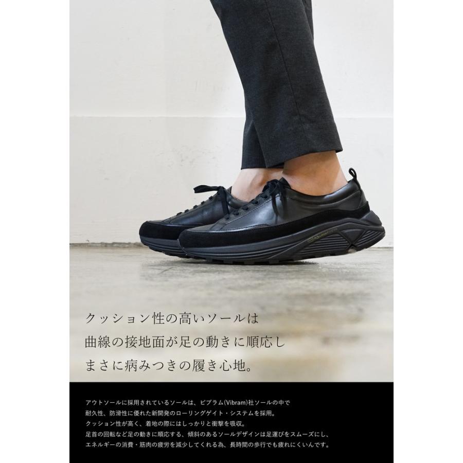 ヨーク スニーカー ローリー ブラック YOAK LORRY BLK ダッドスニーカー メンズ｜shoeshouse92qatari｜07