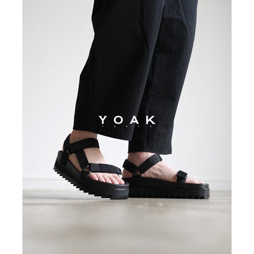 YOAK ヨーク サンダル 靴 NORMAN BLK ノーマン ブラック YOAK ヨーク サンダル 靴 NORMAN BLK ノーマン ブラック