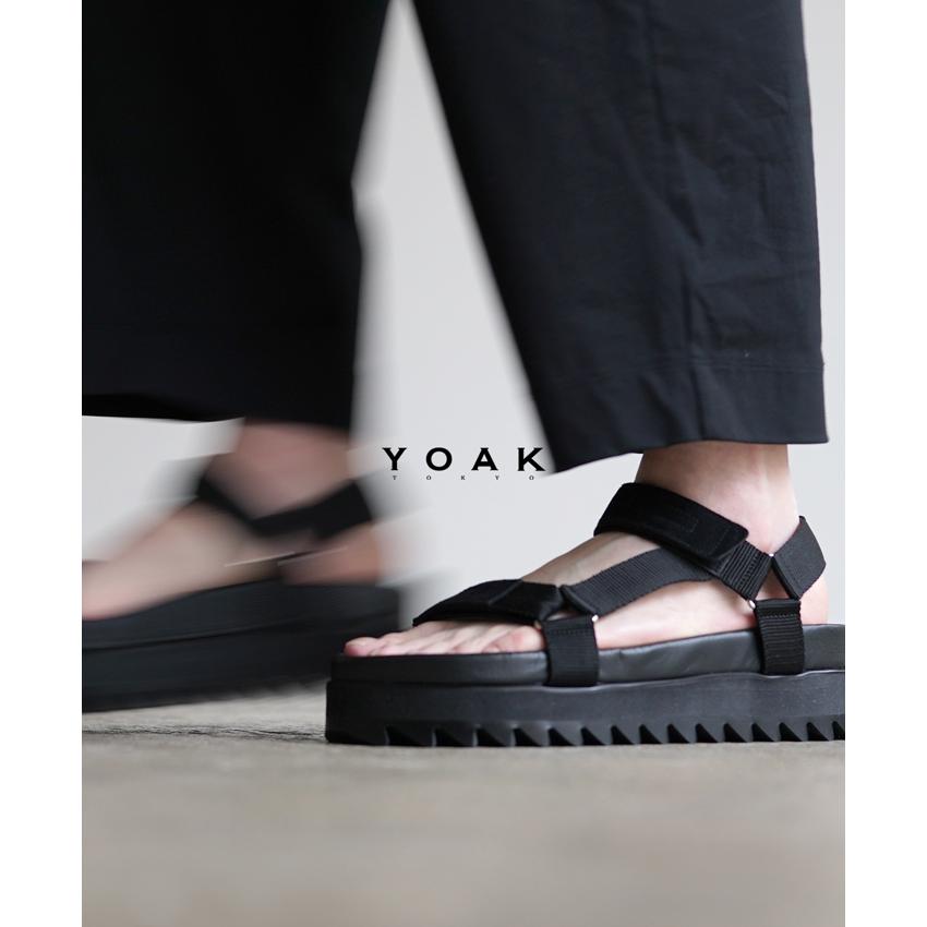 YOAK ヨーク サンダル 靴 NORMAN BLK ノーマン ブラック YOAK ヨーク サンダル 靴 NORMAN BLK ノーマン ブラック