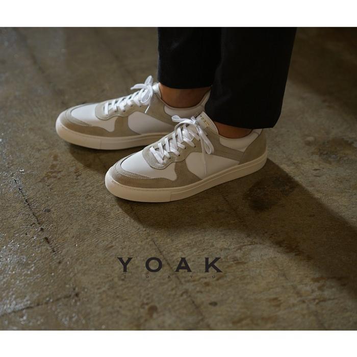 ヨーク スニーカー ユリス YOAK ULYSE ホワイト レディースメンズ レザー　白スニ｜shoeshouse92qatari｜09