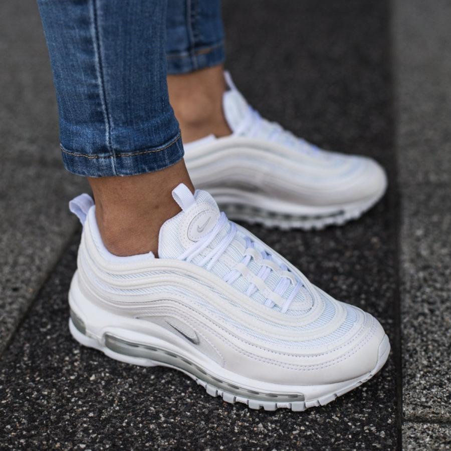 ナイキ エアマックス 97 Nike W Airmax 97 ホワイト ピュアプラチナム 100 100n01 シューズナッツ 通販 Yahoo ショッピング