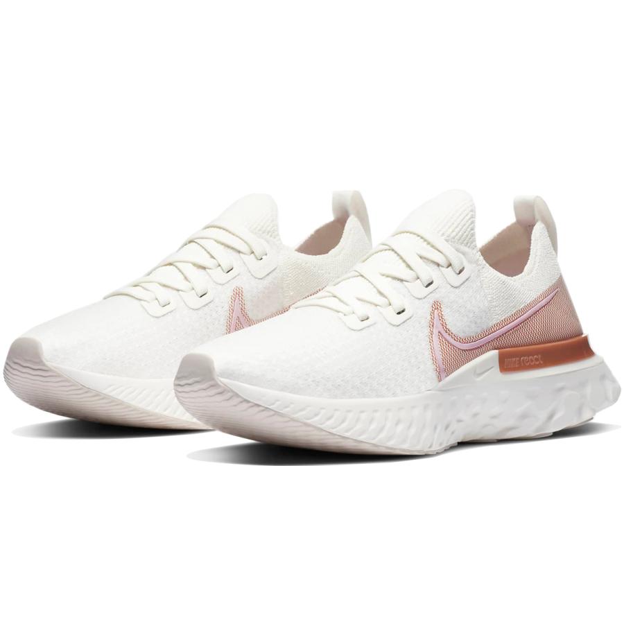 在庫残りわずか ナイキ リアクト インフィニティ ラン フライニット Nike W React Infinity Run Flyknit セイル メタリック ホワイト ピンク Cd4372 103 日本国内正規品 ブランドショッパー付き Www Skylanceronline Com